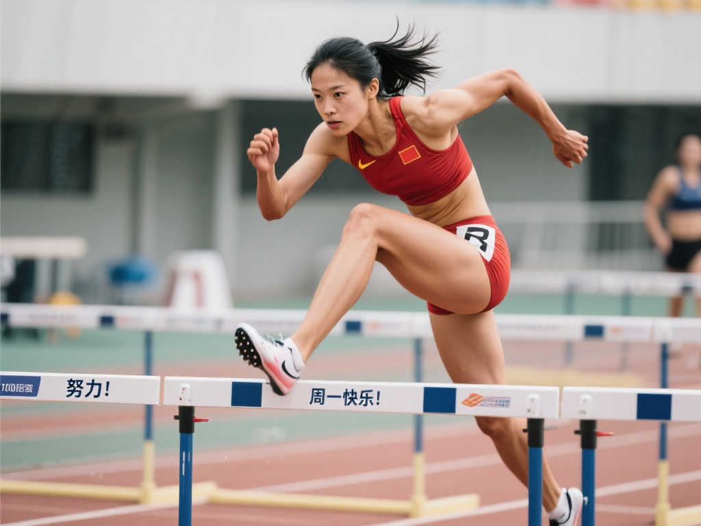 吴艳妮备战100米栏赛季首战！周一训练照分享正能量